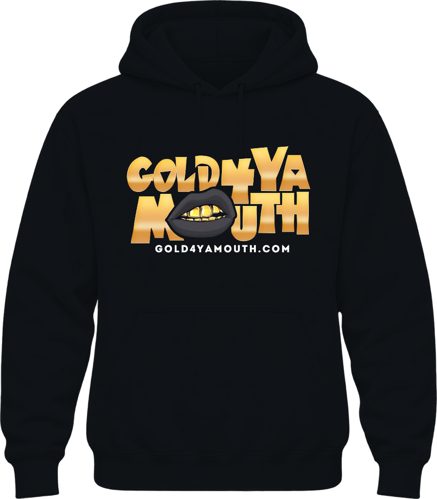 Merch Going Crazy Hoodie — Black front