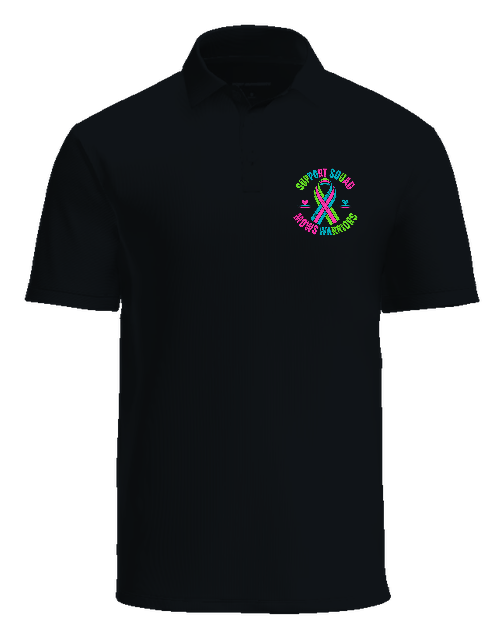 Merch Going Crazy Polo — Black front