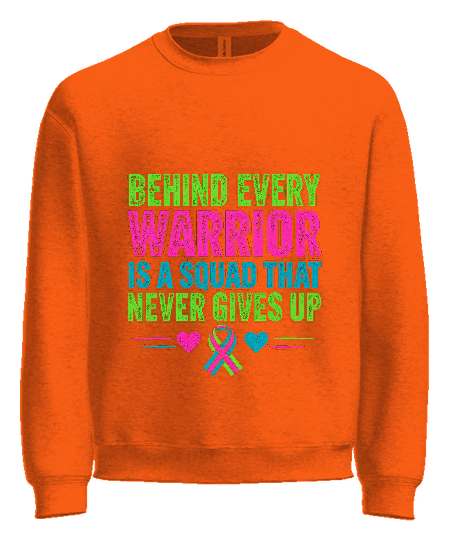 Merch Going Crazy Crewneck — S. Orange front