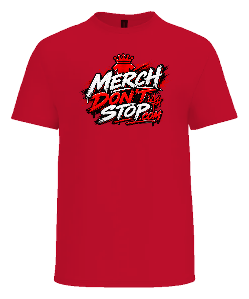 Merch Going Crazy Tee — Red front