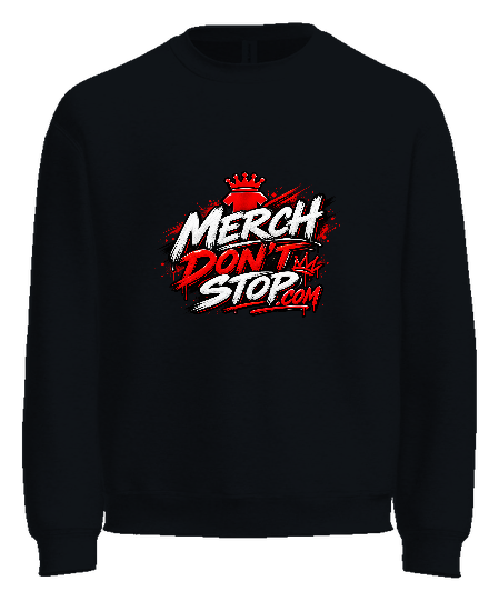 Merch Going Crazy Crewneck — Black front
