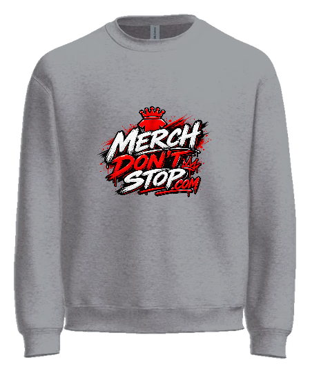 Merch Going Crazy Crewneck — Sport Grey front