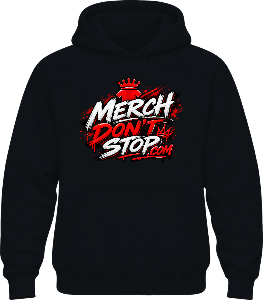 Merch Going Crazy Hoodie — Black