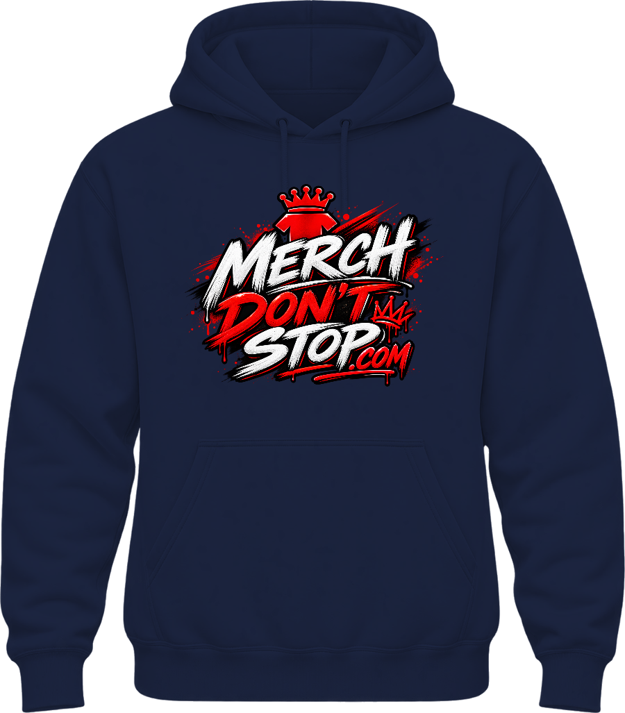 Merch Going Crazy Hoodie — Navy