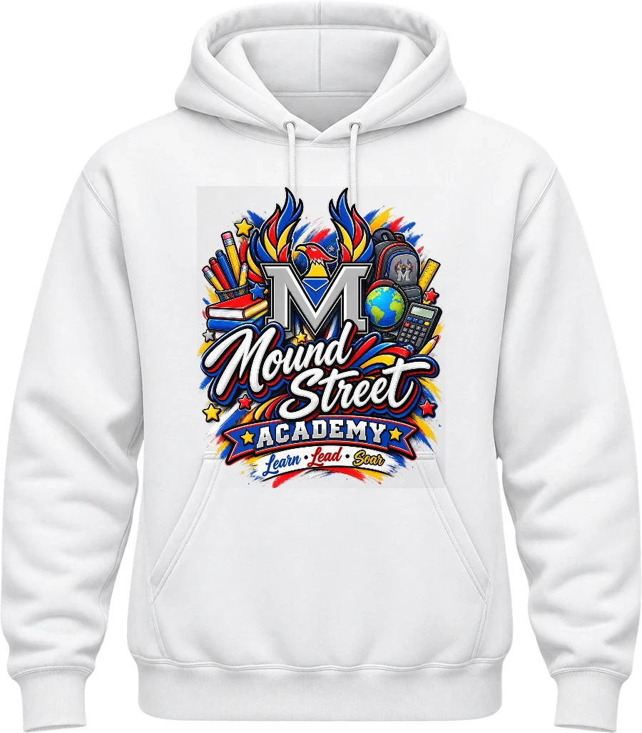 Mound Street Academy Hoodie — White