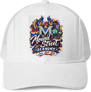 Mound Street Academy Trucker Hat — White