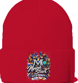 Mound Street Academy Beanie — Red