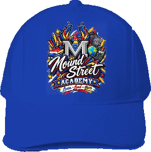 Mound Street Academy Trucker Hat — True Royal