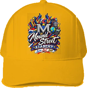 Mound Street Academy Trucker Hat — Gold