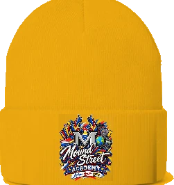 Mound Street Academy Beanie — Gold