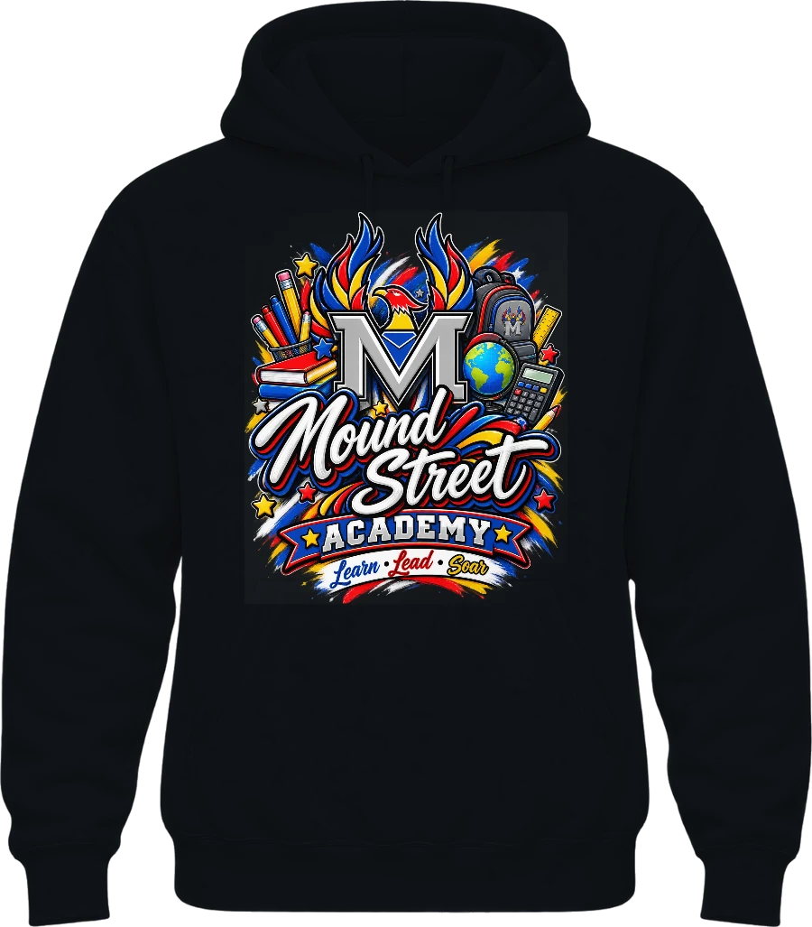 Mound Street Academy Hoodie — Black