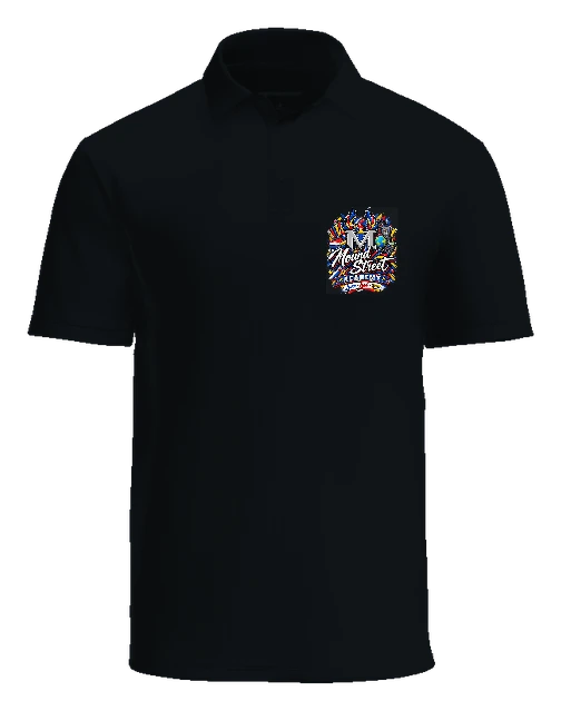 Mound Street Academy Polo — Black