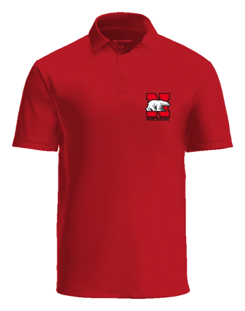 Northridge Polar Bears Polo — Red front