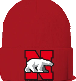 Northridge Polar Bears Beanie — Red front