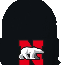 Northridge Polar Bears Beanie — Black front