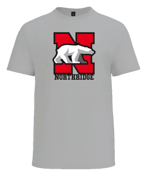 Northridge Polar Bears Tee — Ash front