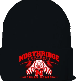 Northridge Polar Bears Beanie — Black front