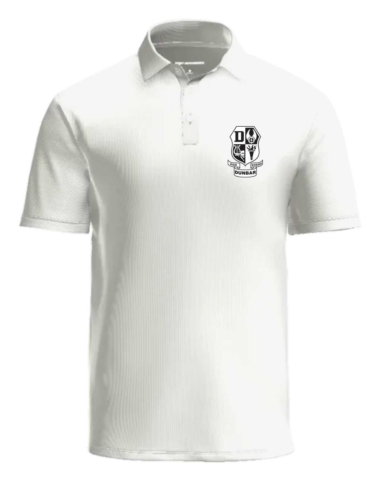 Paul Laurence Dunbar High School Dunbar Wolverines Polo — White