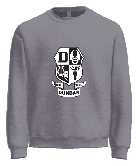 Paul Laurence Dunbar High School Crewneck — Sport Grey front