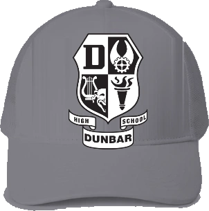 Paul Laurence Dunbar High School Trucker Hat — Sport Grey front