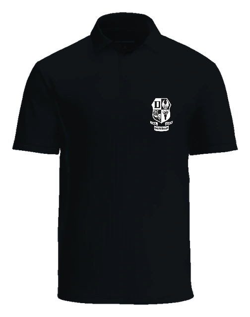 Paul Laurence Dunbar High School Polo — Black front