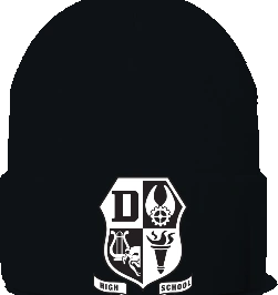 Paul Laurence Dunbar High School Beanie — Black front