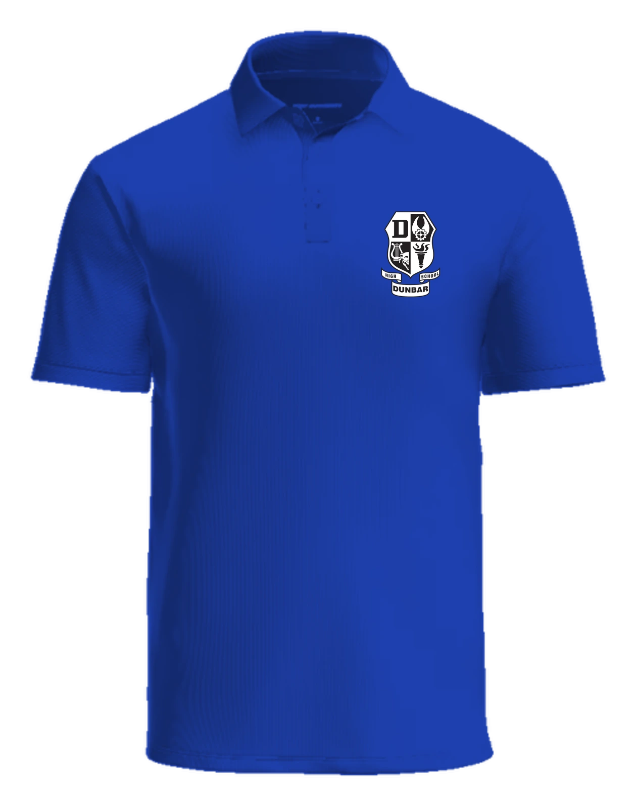 Paul Laurence Dunbar High School Dunbar Wolverines Polo — Royal Blue