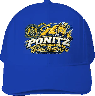 Ponitz Career Technology Center Trucker Hat — True Royal