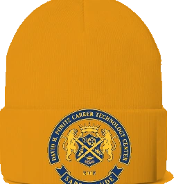 Ponitz Career Technology Center Beanie — Gold front