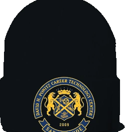 Ponitz Career Technology Center Beanie — Black front