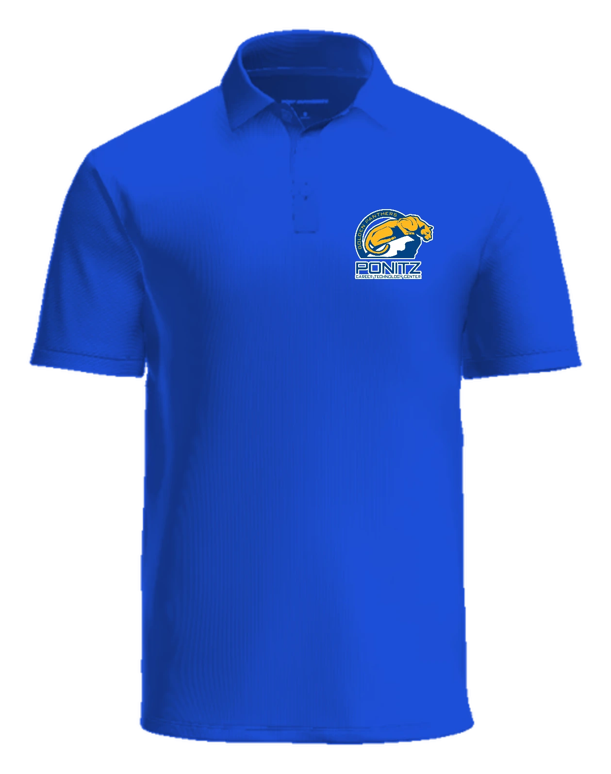 Ponitz Career Technology Center Ponitz Golden Panthers Polo — Royal Blue