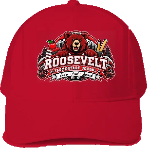Roosevelt Elementary School Trucker Hat — Red