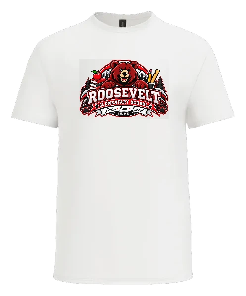 Roosevelt Elementary School Tee — White front