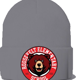 Roosevelt Elementary School Beanie — Sport Grey front