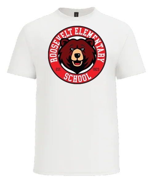 Roosevelt Elementary School Tee — White front