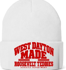 Roosevelt Highschool Beanie — White front