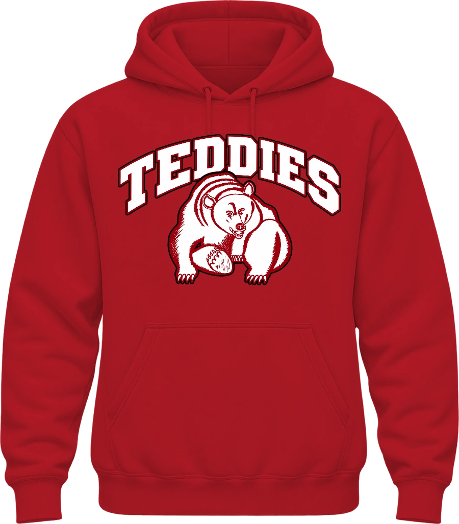 Roosevelt Highschool Hoodie — Red front