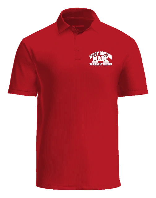 Roosevelt Highschool Polo — Red front
