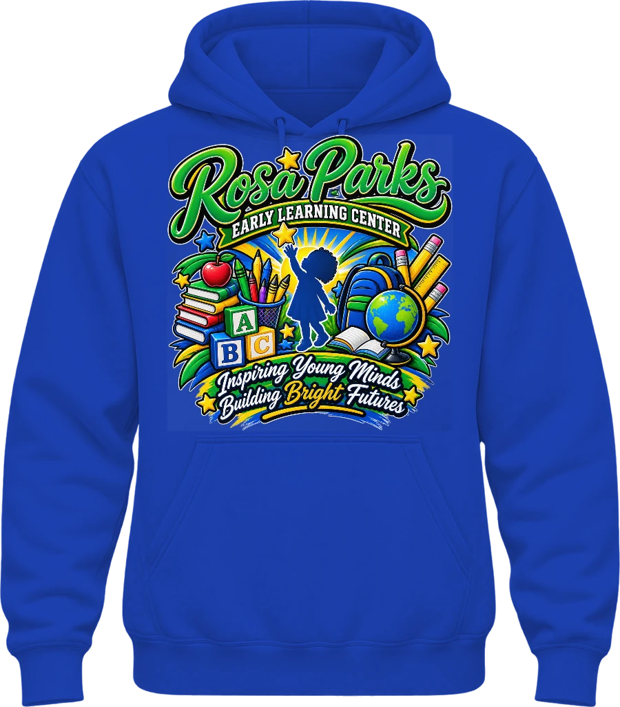 Rosa Parks Learning Center Hoodie — True Royal