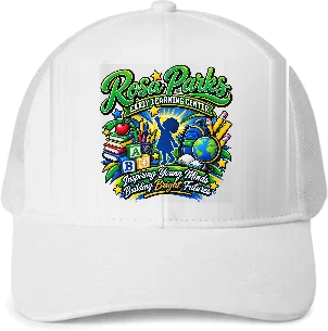 Rosa Parks Learning Center Trucker Hat — White