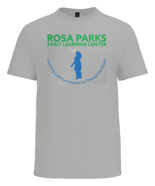 Rosa Parks Learning Center Tee — Ash front