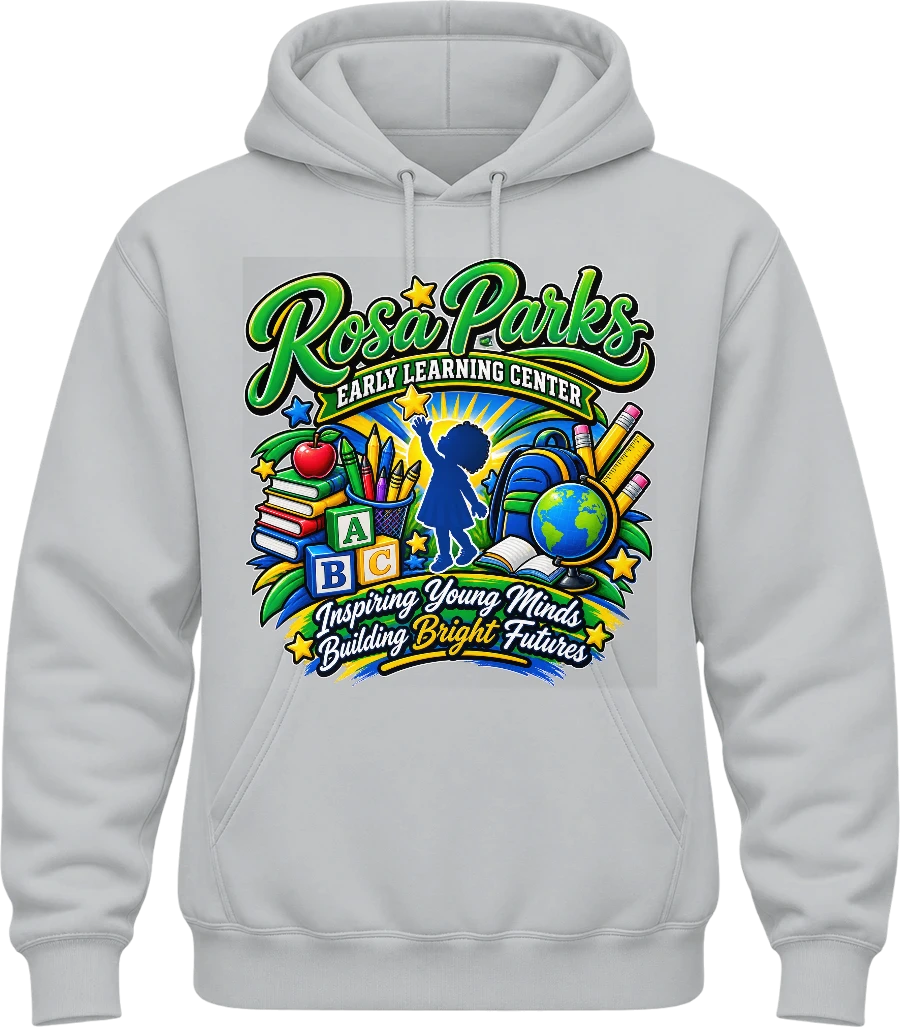 Rosa Parks Learning Center Hoodie — Ash