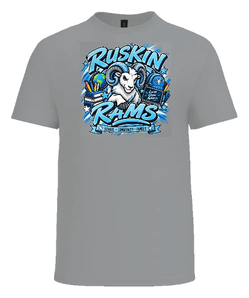 Ruskin Elementary Tee — Sport Grey front