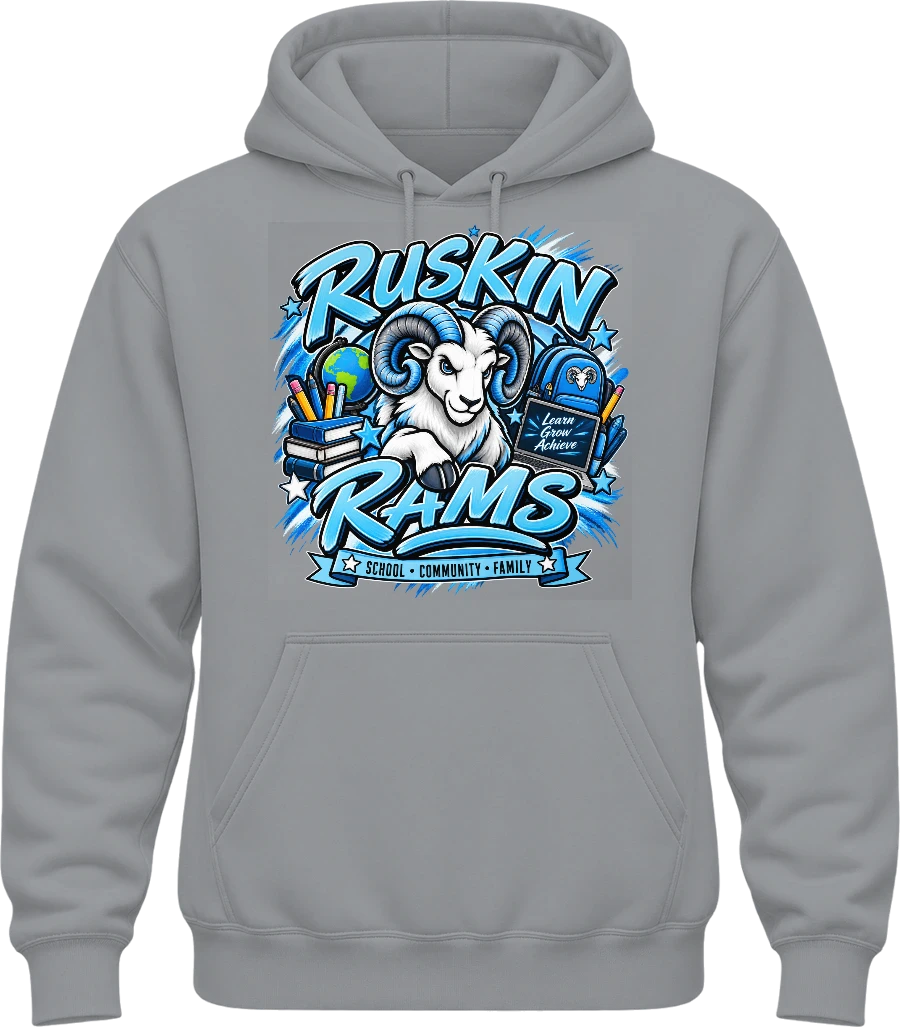 Ruskin Elementary Hoodie — Sport Grey