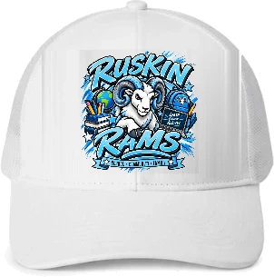 Ruskin Elementary Trucker Hat — White