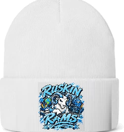 Ruskin Elementary Beanie — White
