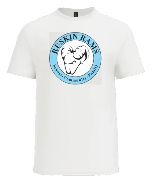 Ruskin Elementary Tee — White front