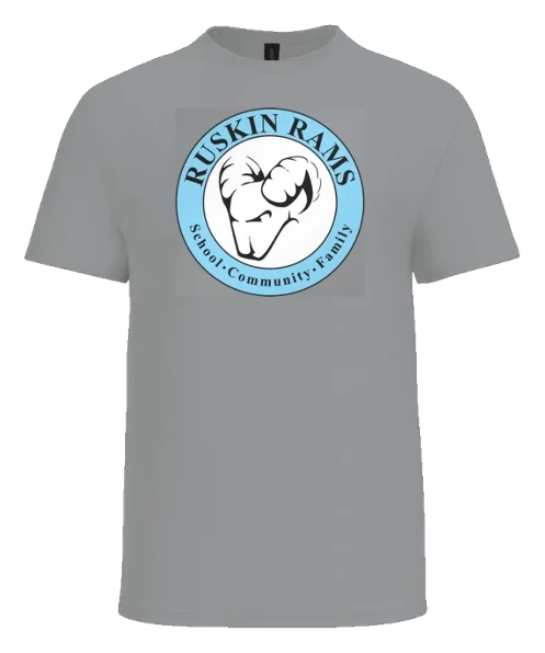 Ruskin Elementary Tee — Sport Grey front