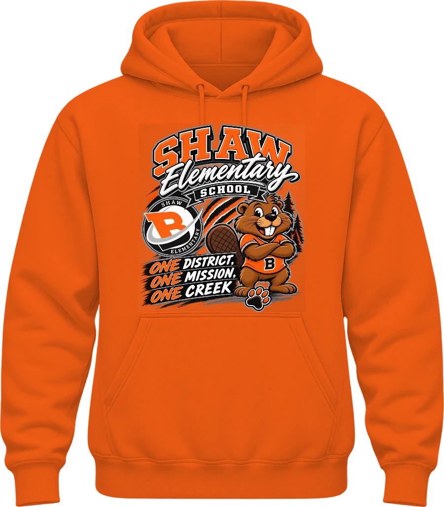 Shaw Elementary (E.G. Shaw) Hoodie — S. Orange