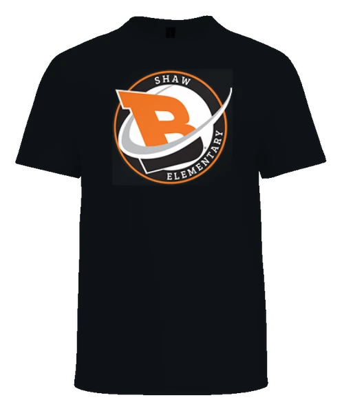 Shaw Elementary (E.G. Shaw) Tee — Black front